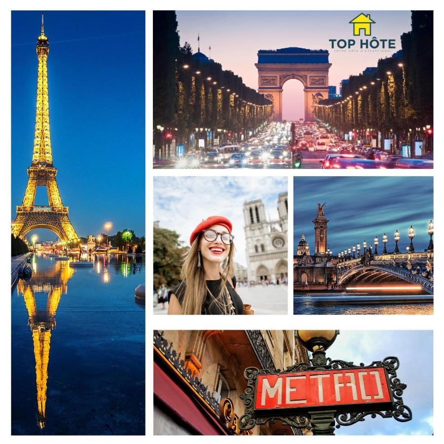 Anja - Top Hote Paris - 6 Personnes Balcon Parking 圣但尼 外观 照片